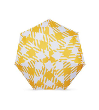 ANATOLE - Yellow Oversize Gingham Compact Umbrella - Victoria