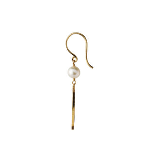STINE A - Bella Moon Earring With Pearl - Gold