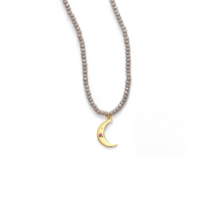 ANNI LU - Moonlight Necklace - Grey