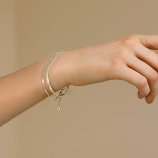 STINE A - Snake Bracelet - Silver
