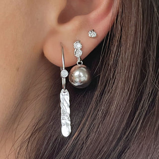 STINE A - Tres Petit Flow Earring - Silver