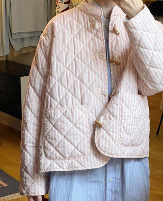SISSEL EDELBO - Remi Quilted Jacket - Pink Stripe