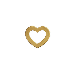 STINE A - OPEN LOVE HEART PENDANT GOLD