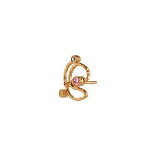 STINE A - Twirly Candy Dots Earring - Gold