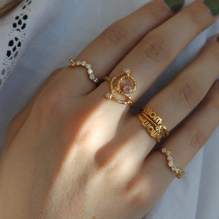STINE A - Tres Petit Etoile Ring - Gold