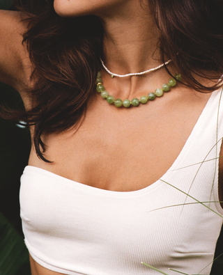 ANNI LU - Mini Mal Necklace - Calm Green