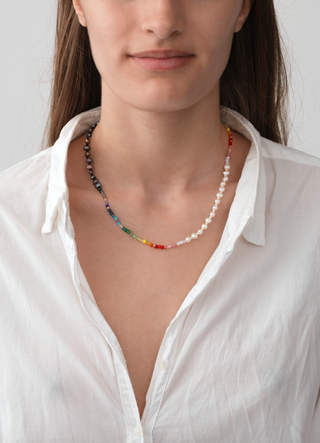 ANNI LU - Iris Pearl Necklace - Gold