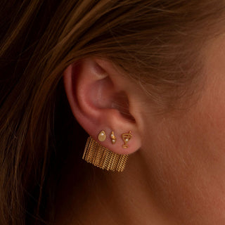 STINE A - Tres Petit Cocktail Earring Gold