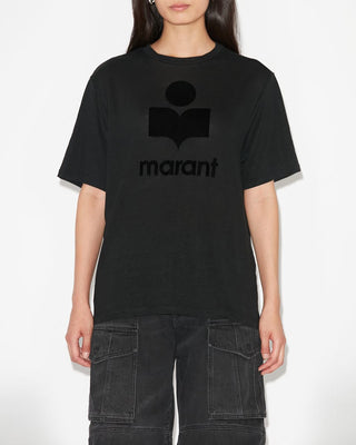ISABEL MARANT ÈTOILE - Zewel Linen Tee Shirt - Black